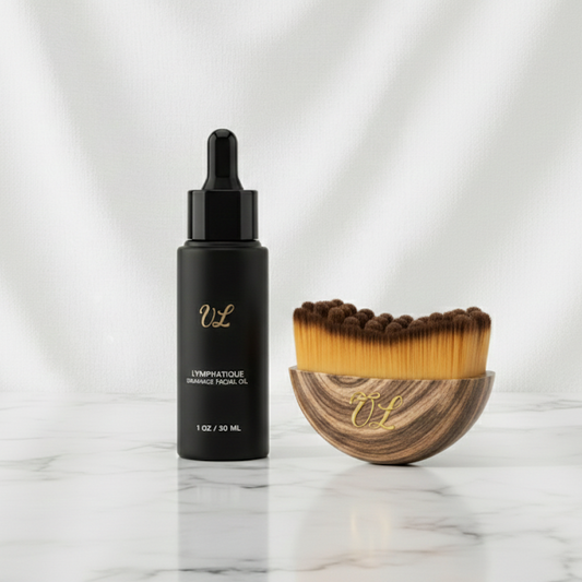 Limited Lymphatic Drainage Facial Brush &amp; Oil Ritual Set (Save 50% on Facial Oil)